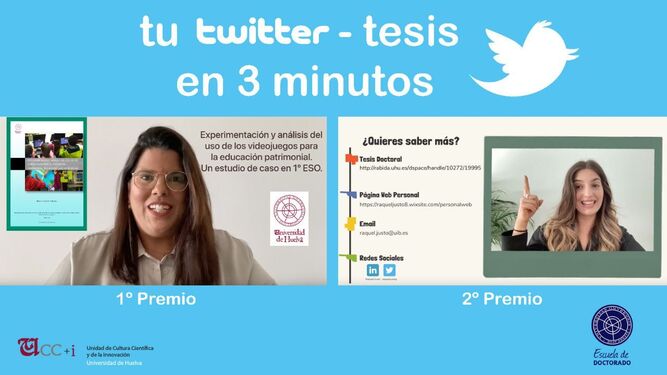 'Tu Twitter-Tesis en 3 minutos' de Rocío Jiménez.