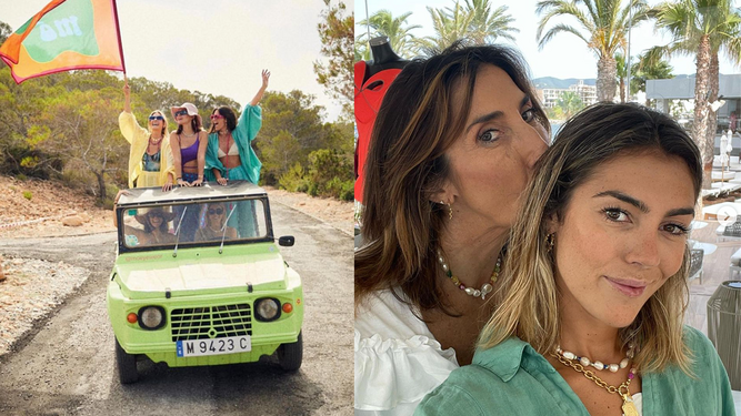 Paz Padilla y su hija sorprenden en Ibiza