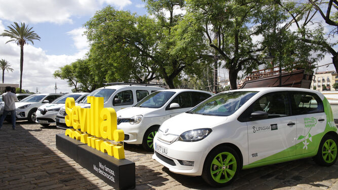Sevilla cuenta con una flota municipal con más de 400 vehículos eléctricos.