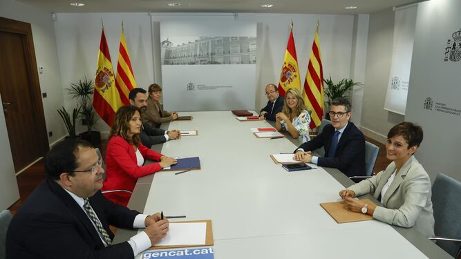Reunión entre el Gobierno y Generalitat