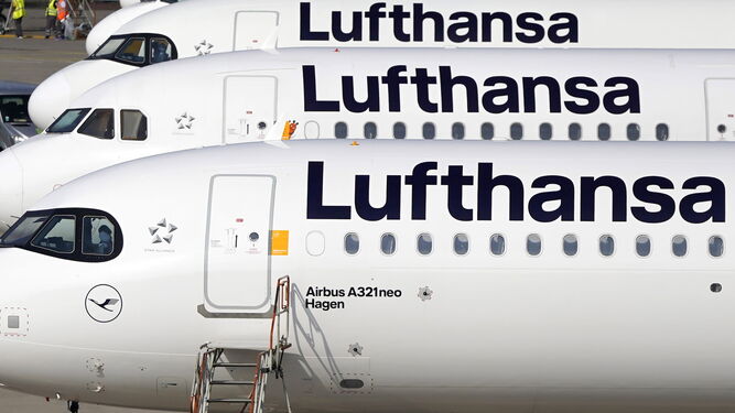 Aviones Lufthansa.