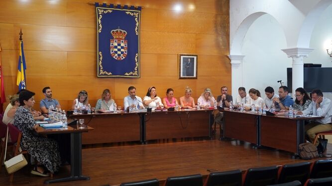 Pleno del Ayuntamiento de Moguer.
