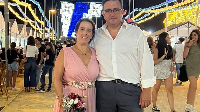 Una pareja celebra su 25 aniversario en Las Colombinas