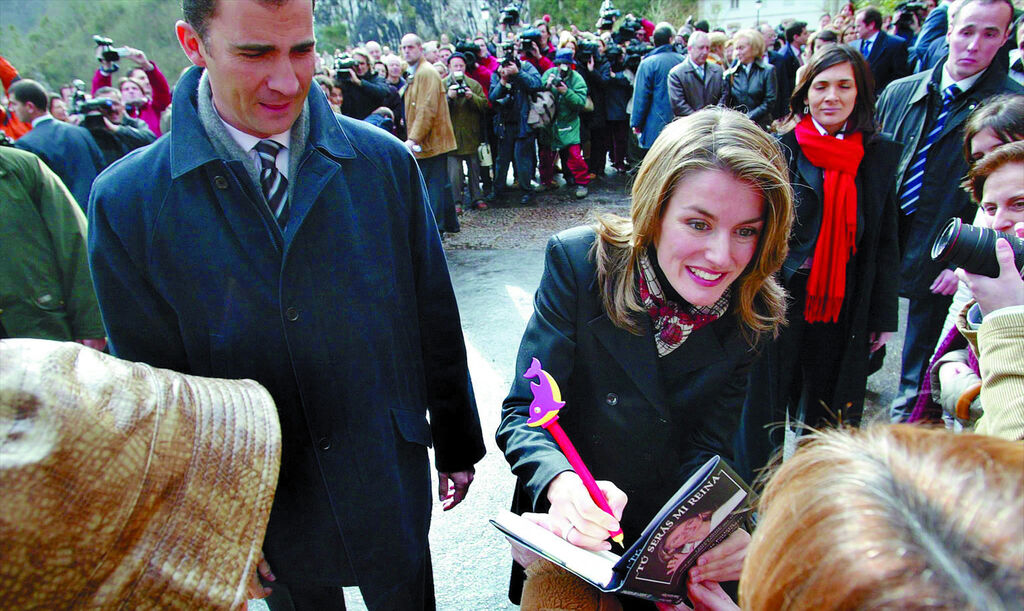 2004. En su primera visita a Asturias como princesa