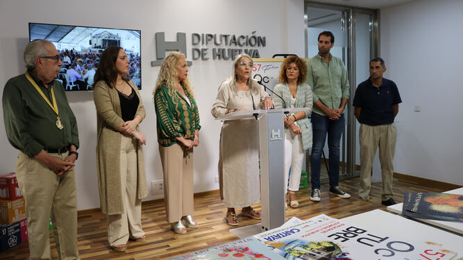 Presentación de la Feria de Cartaya en Diputación