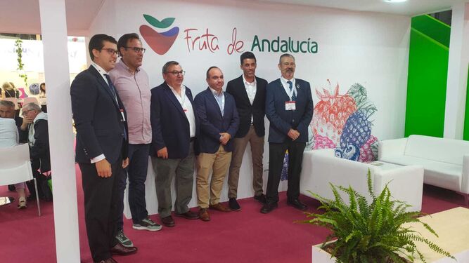 Directivos de Fruta de Andalucía en Fruit Attraction.