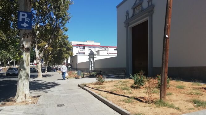 Espacio cedido por la Diócesis de Huelva al Ayuntamiento.