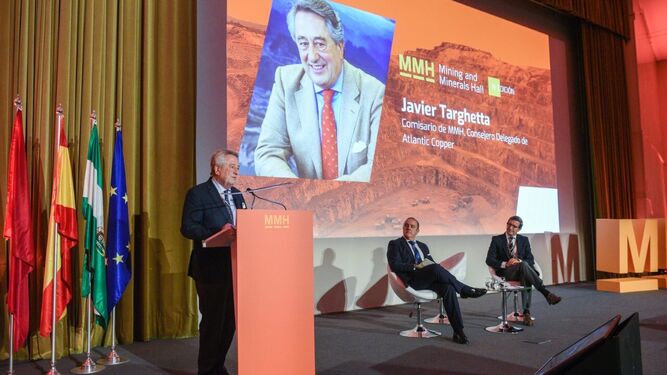 Javier Targuetta, durante su intervención en este Salón celebrado en Sevilla.