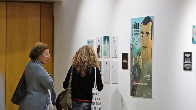 Inauguración de la exposición 'Buñuel ilustrado'.