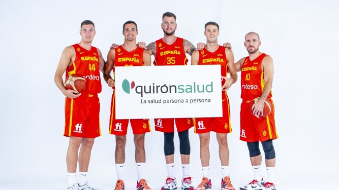 Quirónsalud apoya la selección absoluta de baloncesto.