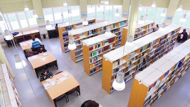 Biblioteca de la Universidad de Huelva.