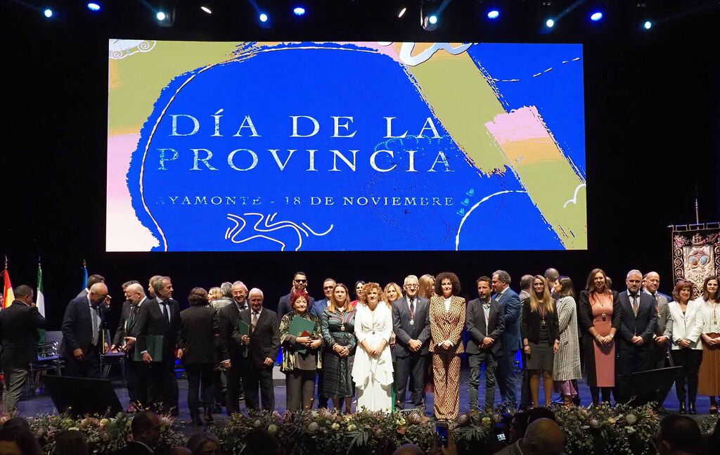Todos los premiados con las Medallas de Oro de Huelva 2022.