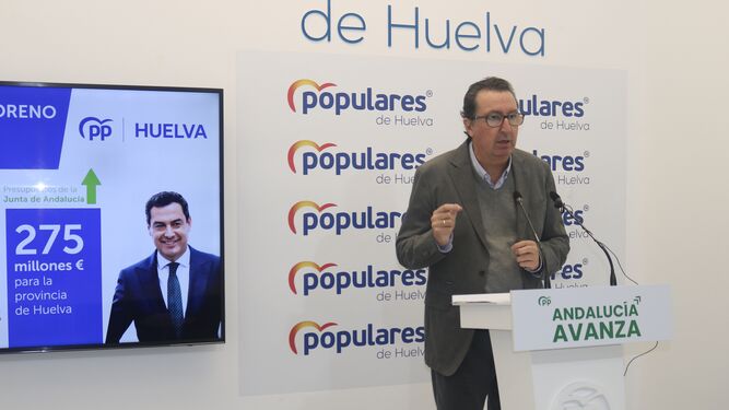 Manuel Andrés González en rueda de prensa.