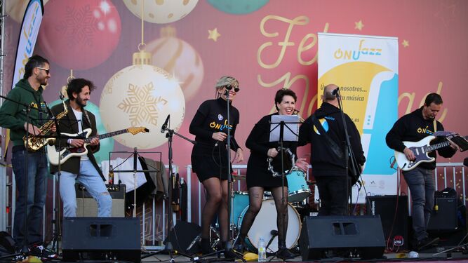 Músicos de Onujazz en un evento del año pasado en Huelva.