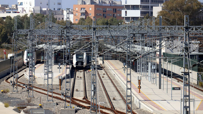 Estación de trenes de Huelva.