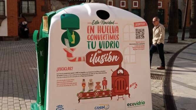El Ayuntamiento de Huelva y Ecovidrio ponen en marcha la campaña.