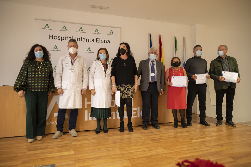 Im&aacute;genes del acto de despedida del personal sanitario del hospital Infanta Elena