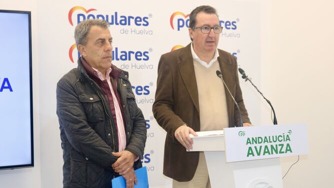 El presidente del PP de Huelva, Manuel Andrés González