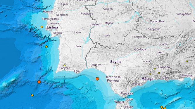 Un terremoto de casi 4 grados se siente en la provincia de Huelva