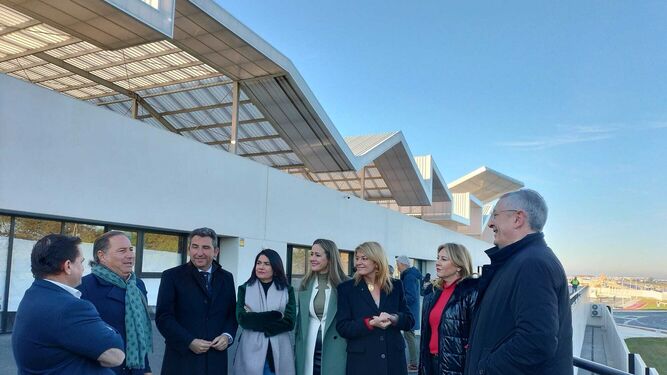 Visita de la consejera de Economía, Hacienda y Fondos Europeos de la Junta de Andalucía, Carolina España, a las instalaciones