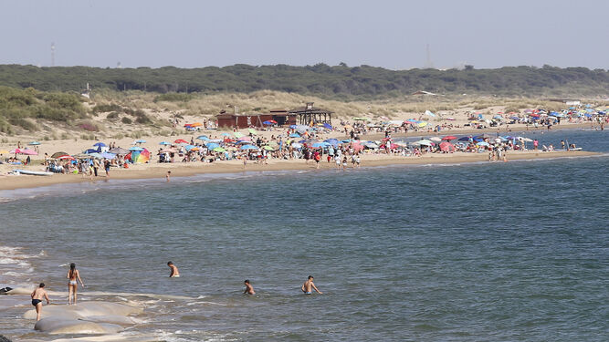 Turismo en las playas de Huelva.