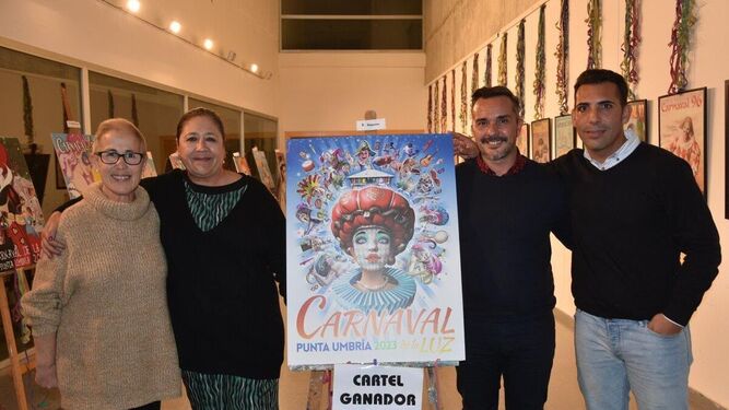 Día de la presentación del cartel del Carnaval de la Luz de Punta Umbría 2023