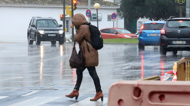 Imágenes del día de lluvia en Huelva