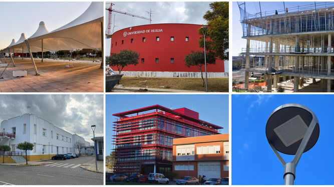 Estas son las seis obras que mantiene activas la Universidad de Huelva