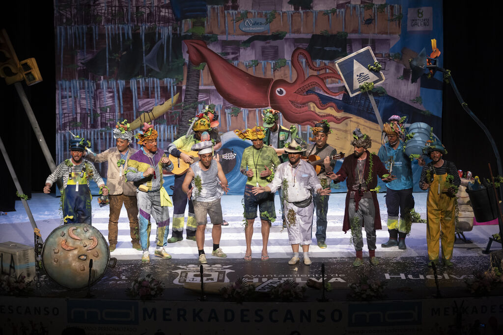 La tercera jornada de semifinales del Carnaval de Huelva, en im&aacute;genes