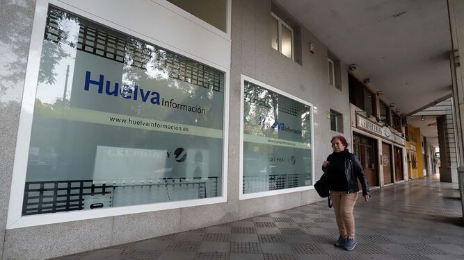 Sede del diario 'Huelva Información' en la calle San Sebastián.