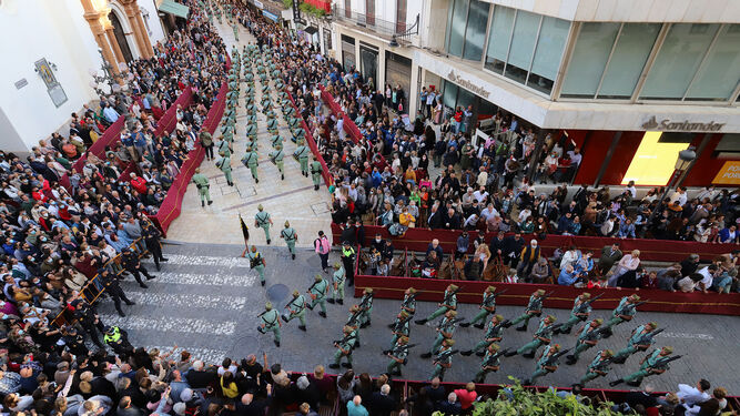 La Legión en Huelva el pasado año 2022