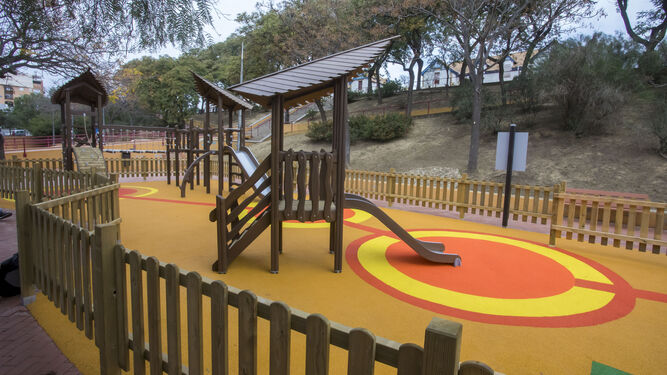 El nuevo parque infantil del Barrio Obrero.