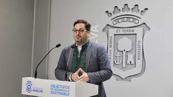 Jaime Pérez en rueda de prensa.