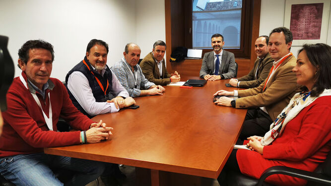 UPA Andalucía en la reunión con el consejero de Medio Ambiente.