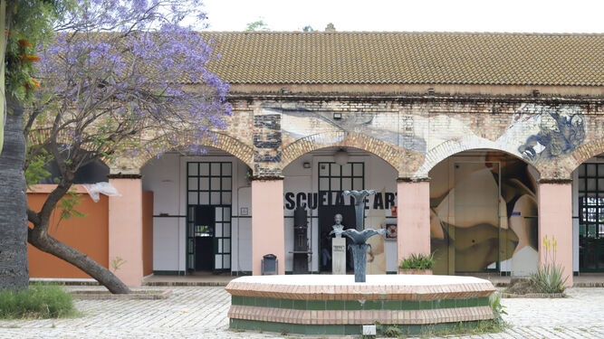 La Escuela León Ortega de Huelva.