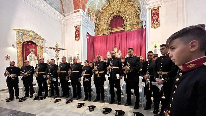 La Agrupación Musical Cristo de la Buena Muerte de Ayamonte.