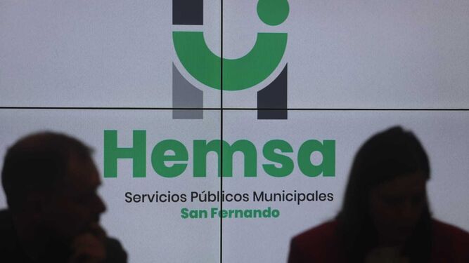 Logotipo de Hemsa, la nueva empresa de servicios públicos municipales de San Fernando.