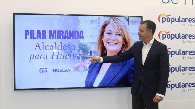 Felipe Arias: "Pilar Miranda liderará el cambio de gestión que Huelva necesita"