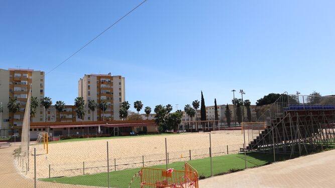 Campo de fútbol playa.