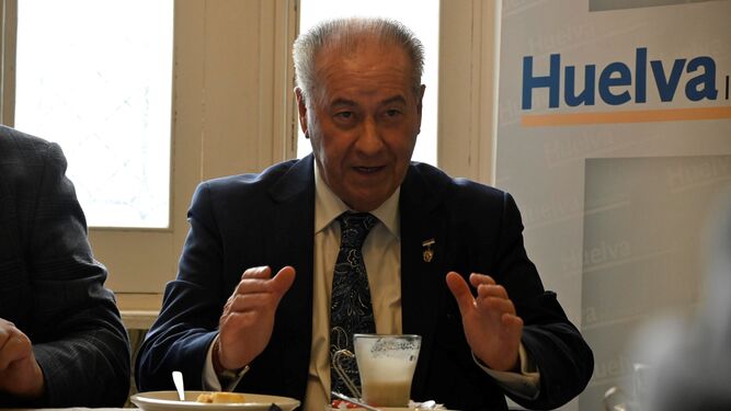Antonio González, presidente del Consejo de Hermandades y Cofradías de Huelva.