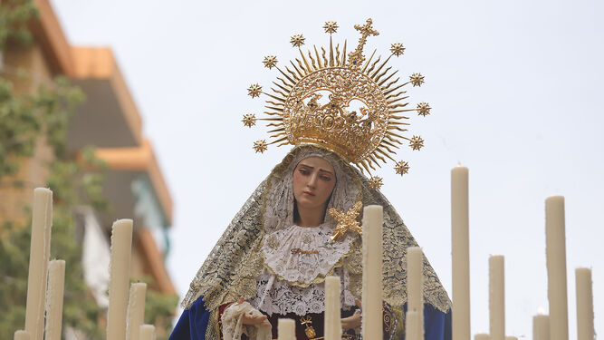 La Virgen del Prado por las calles de Fuentepiña.