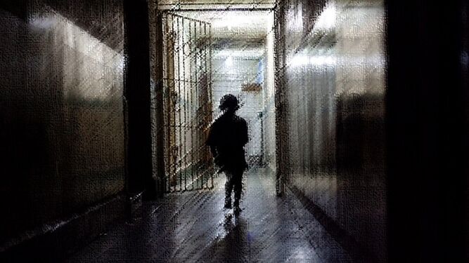 Un niño en una guardería. Imagen de archivo.