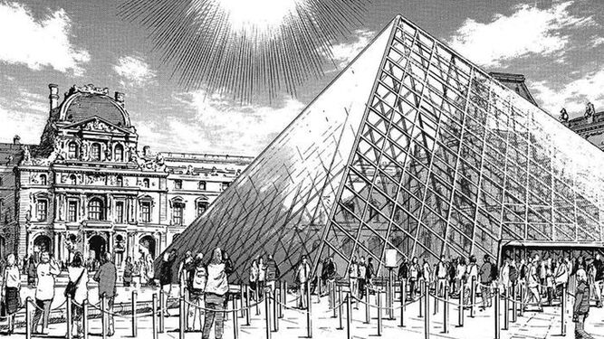 Exteriores del Museo del Louvre.
