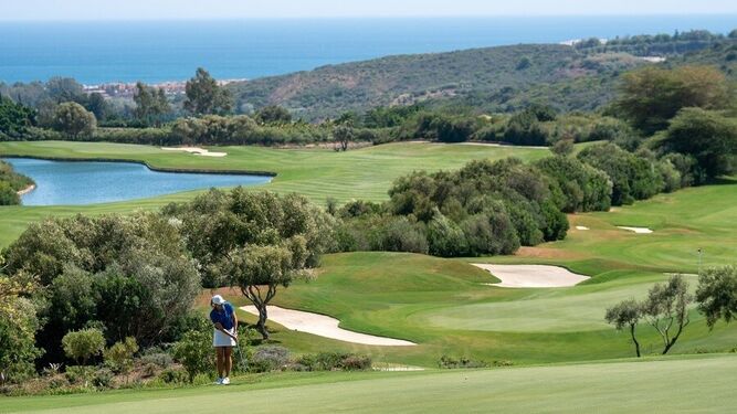 Un campo de golf en Málaga