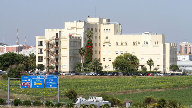 Vista general del hospital Vázquez Díaz de Huelva.