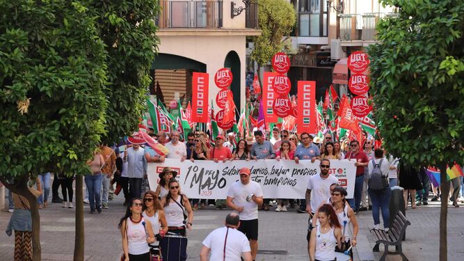 Huelva sale a la calle este Primero de Mayo para reivindicar mejores condiciones laborales para la clase trabajadora