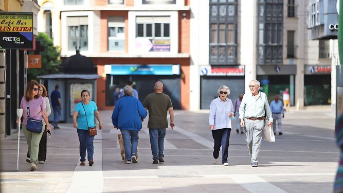 Ambiente en las calles de Huelva estos días