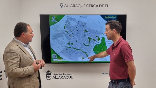 Aljaraque instala mapas de salud por el municipio para promover el bienestar entre los vecinos
