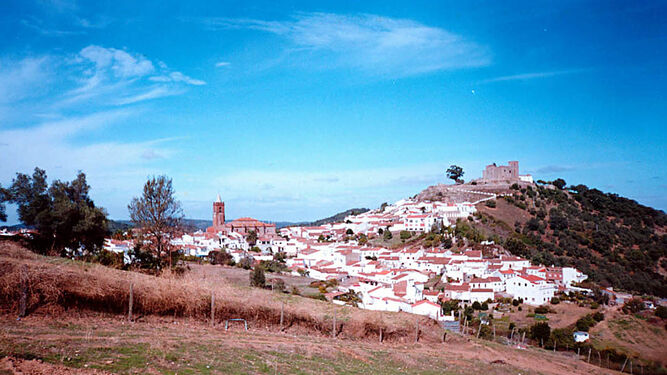 Vista de la localidad de Cortegana.