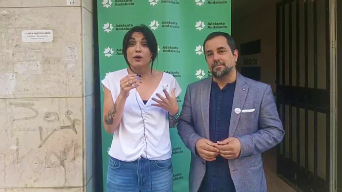 Ángela González Moyo y Jesús Amador.